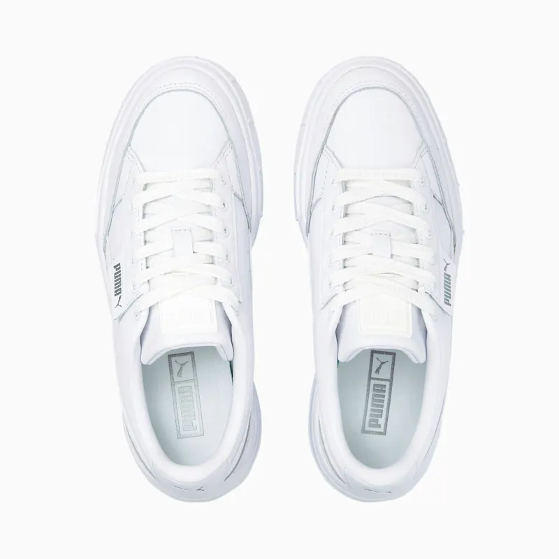 Puma Mayze Stack leren Wit (384412-01)