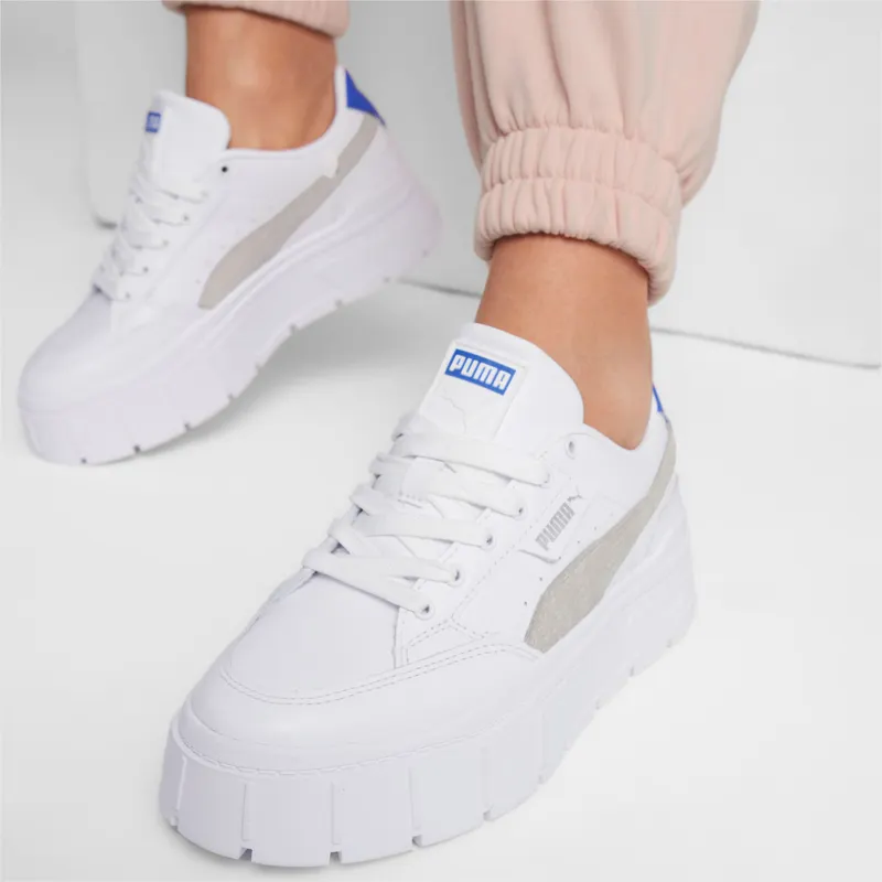 Puma Mayze Stack Wit/Blauw (384363-13)