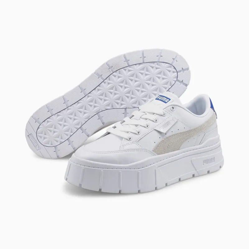 Puma Mayze Stack Wit/Blauw (384363-13)