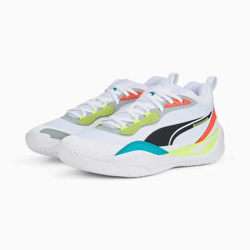 Puma Playmaker Pro Wit/Roze/Rood (377572-02)