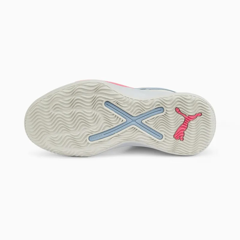 Puma Rise Nitro basketbalschoenen Roze/Grijs (377012-02)