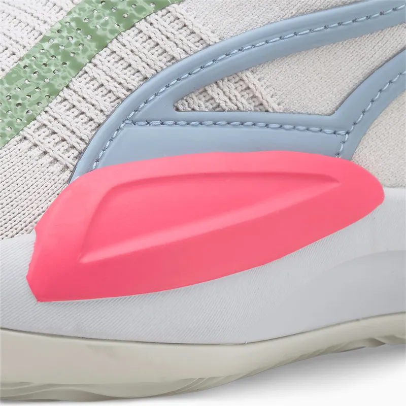 Puma Rise Nitro basketbalschoenen Roze/Grijs (377012-02)