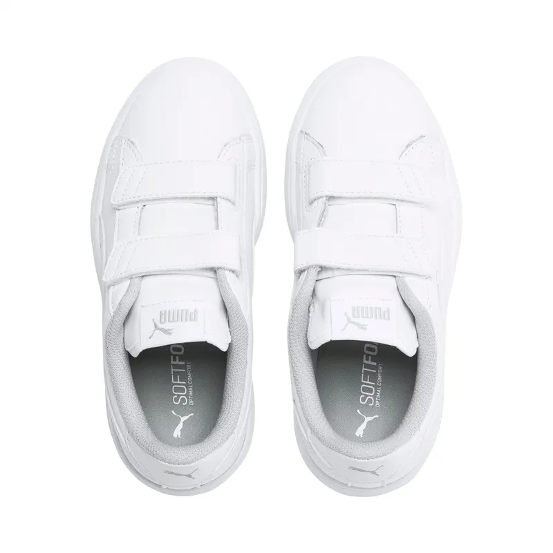 Puma Smash v2 Leather sportscchoenen Wit (365173-02)