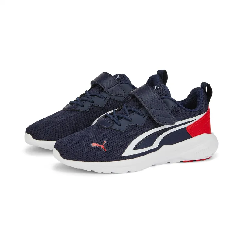 Puma All-Day Active met alternatieve sluiting Blauw/Rood/Wit (387387-07)