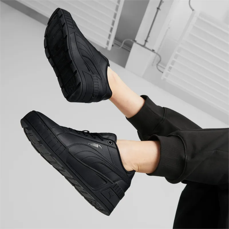 Puma Karmen Wedge Grijs/Zwart (390985-03)