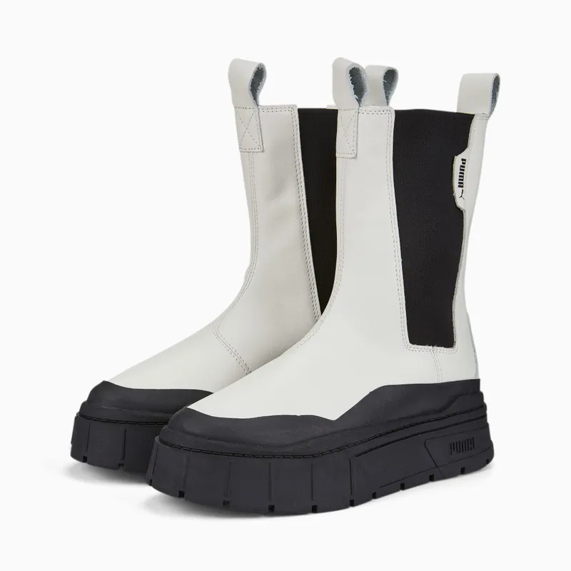 Puma Mayze Stack Chelsea schoen Grijs (386272-01)