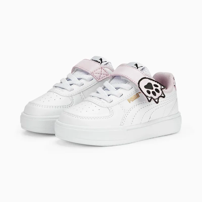 Puma Caven Mates met alternatieve sluiting+ Wit/Roze/Zwart (389732-02)
