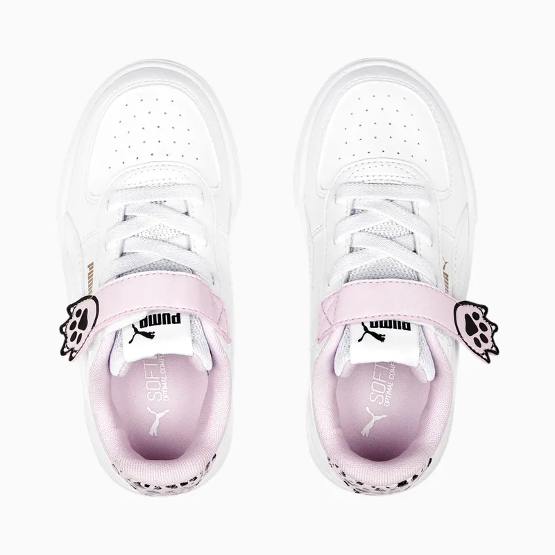 Puma Caven Mates met alternatieve sluiting+ Wit/Roze/Zwart (389731-02)
