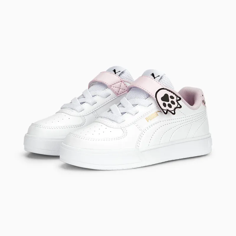 Puma Caven Mates met alternatieve sluiting+ Wit/Roze/Zwart (389731-02)