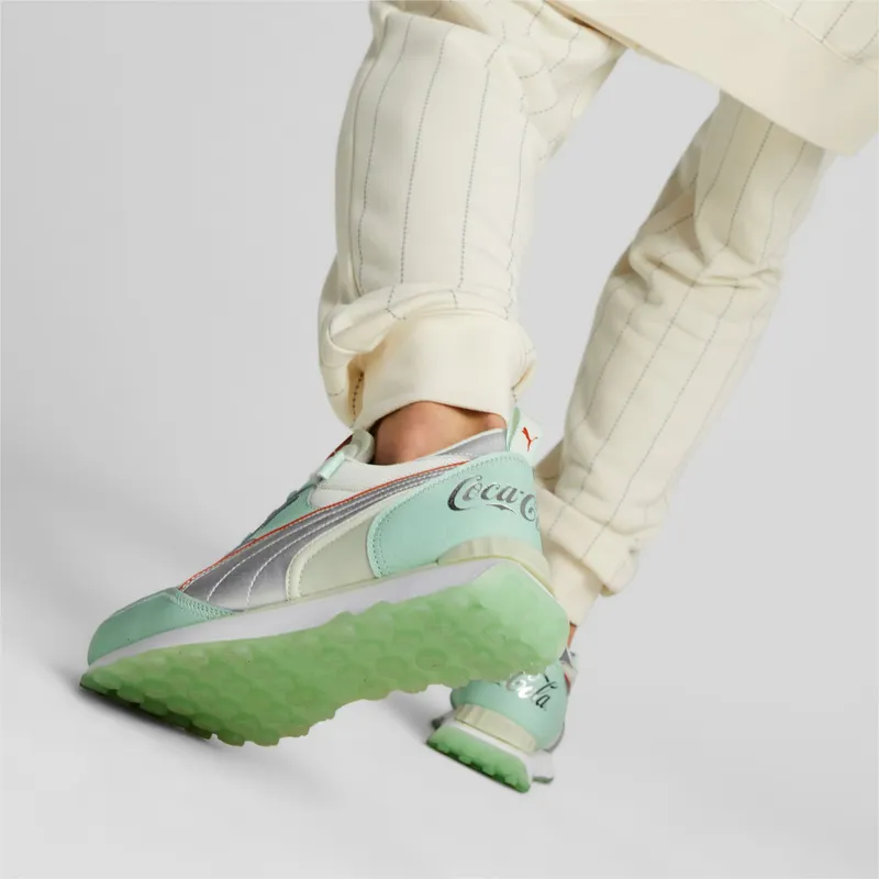 Puma x COCA-COLA Rider FV Limited-Edition Groen/Zilver (387217-01)