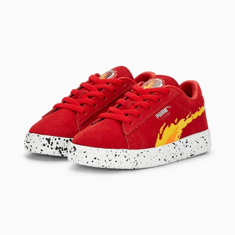 Puma x PAW PATROL Suede met alternatieve sluiting Rood/Wit (388484-01)