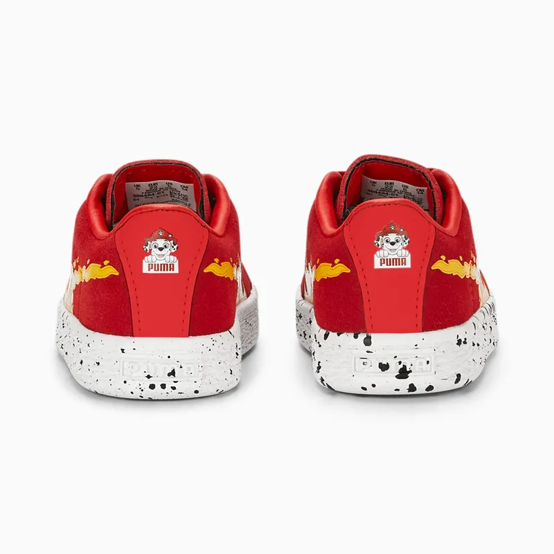 Puma x PAW PATROL Suede met alternatieve sluiting Rood/Wit (388484-01)