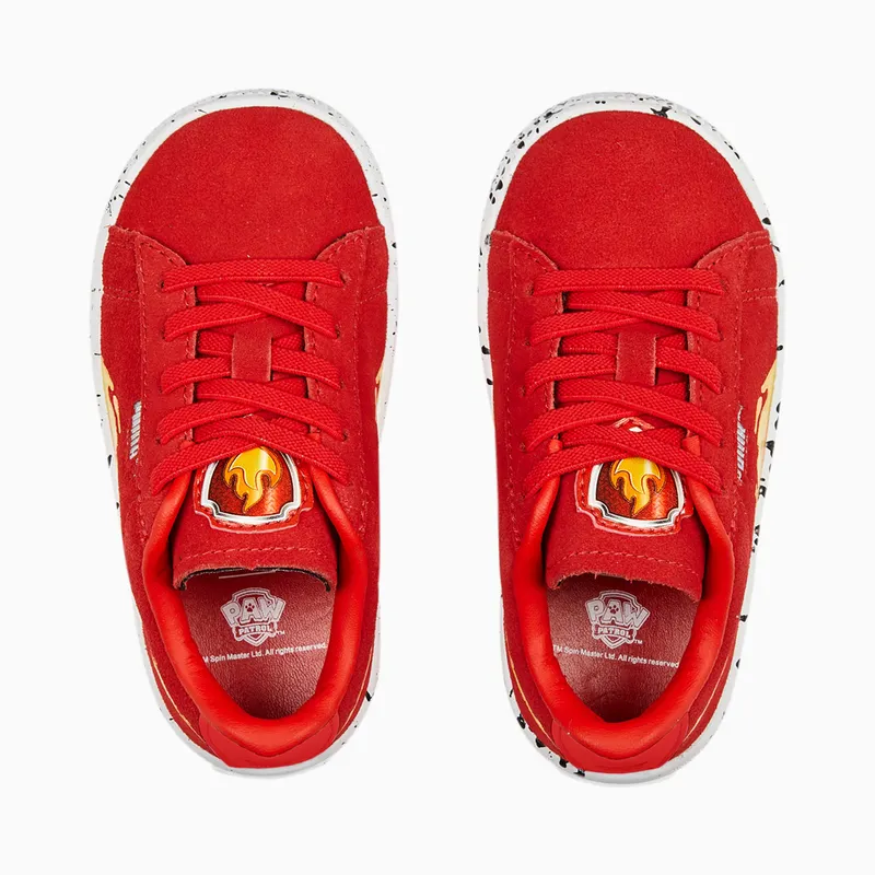Puma x PAW PATROL Suede met alternatieve sluiting Rood/Wit (388484-01)
