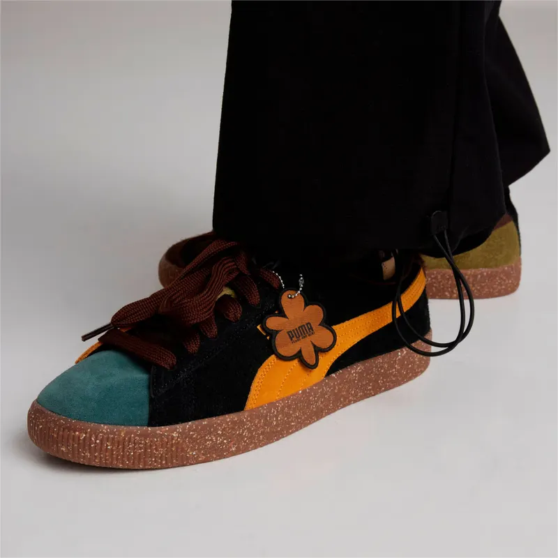 Puma x PERKS AND MINI Suede VTG Groen/Oranje/Bruin (387036-01)