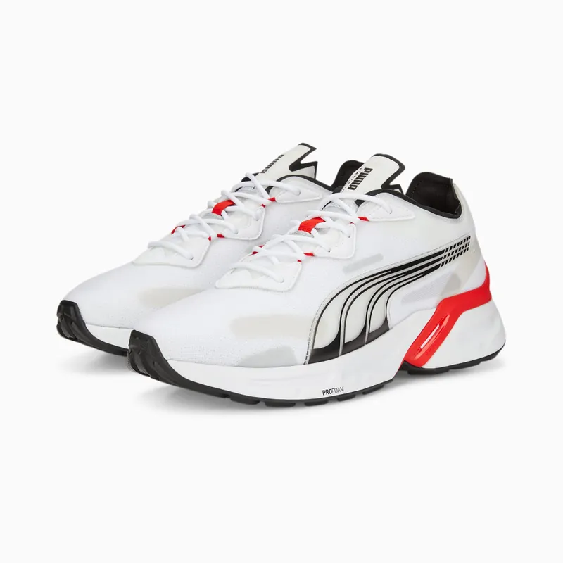 Puma PWRFRAME Aerogram Blaze Wit/Rood (387038-01)