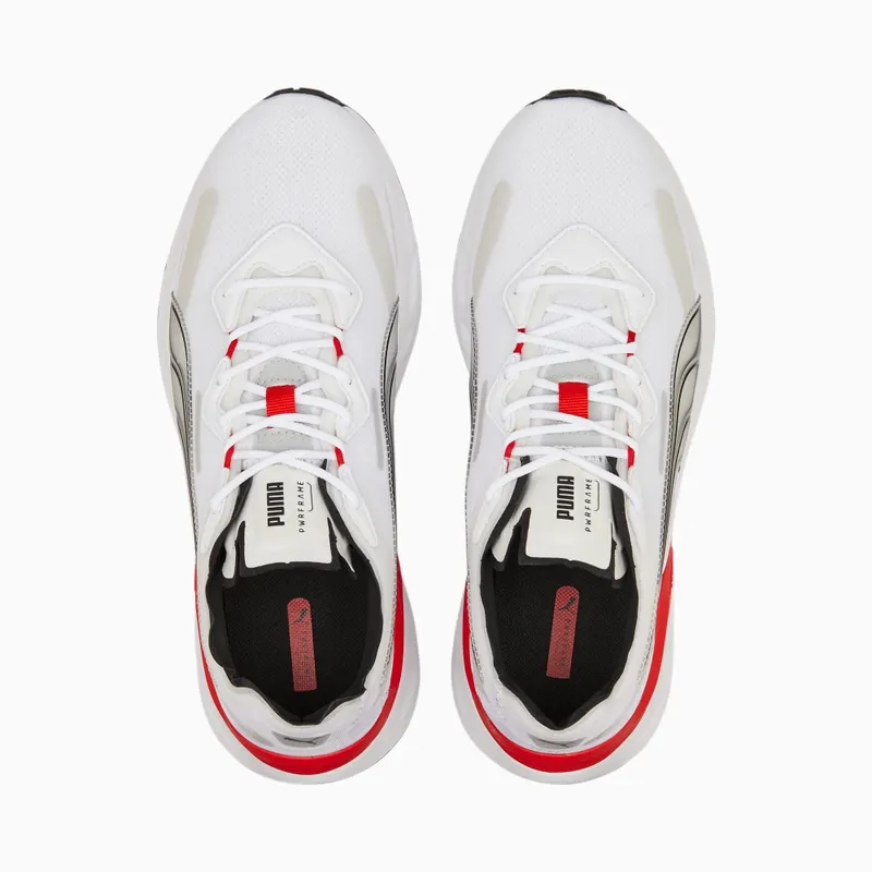 Puma PWRFRAME Aerogram Blaze Wit/Rood (387038-01)