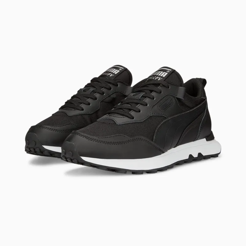 Puma Rider FV LTH Wit/Zwart (387172-01)