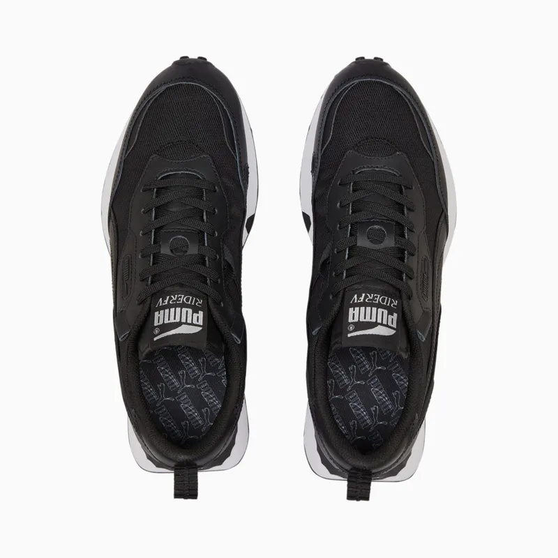 Puma Rider FV LTH Wit/Zwart (387172-01)