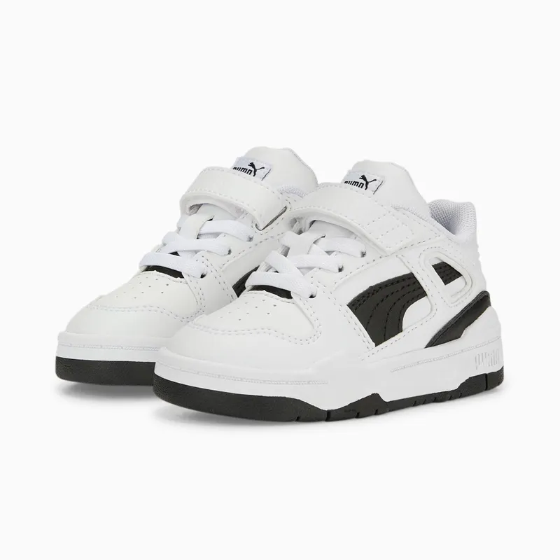 Puma Slipstream leren met alternatieve sluiting Wit/Zwart (387828-04)