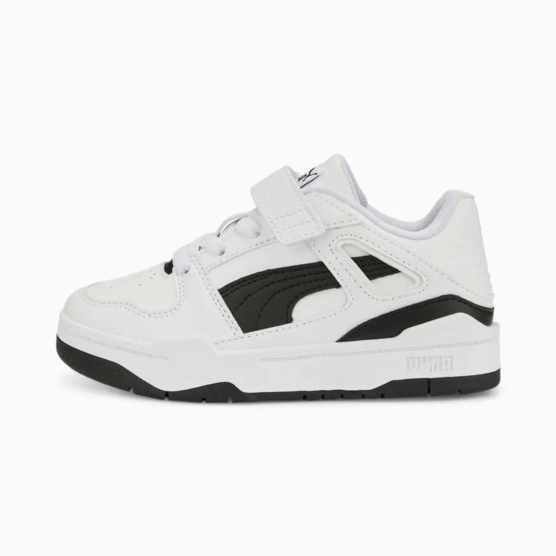Puma Slipstream leren met alternatieve sluiting Wit/Zwart (387827-04)