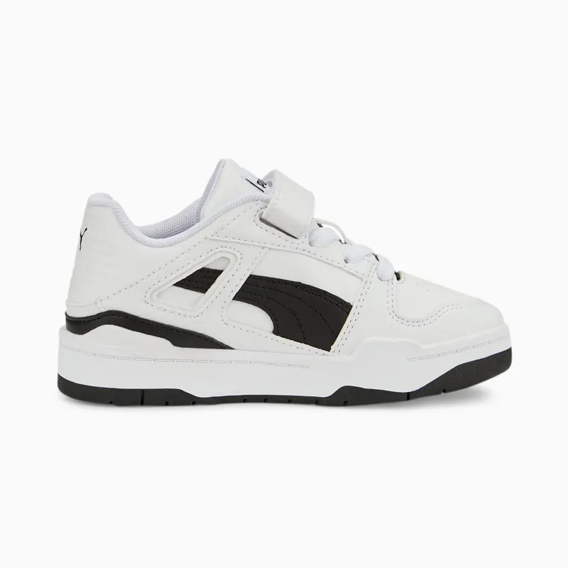 Puma Slipstream leren met alternatieve sluiting Wit/Zwart (387827-04)