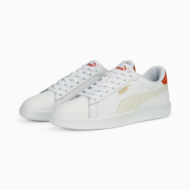 Puma Smash 3.0 L Wit/Grijs/Rood (390987-06)