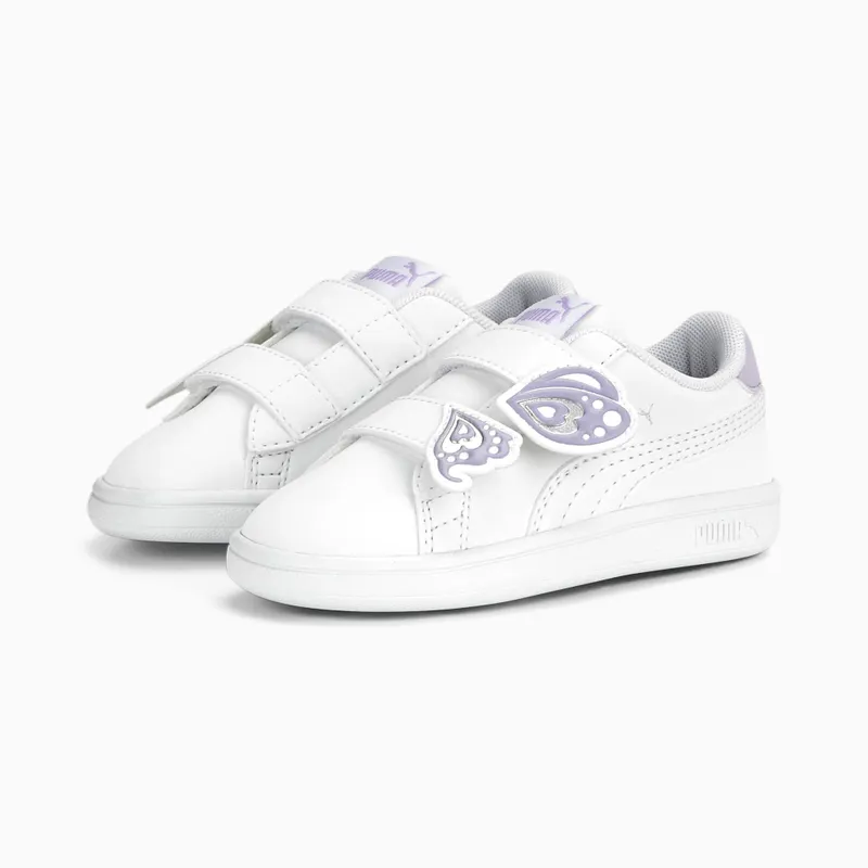 Puma Smash v2 Butterfly AC Zilver/Wit (388462-04)
