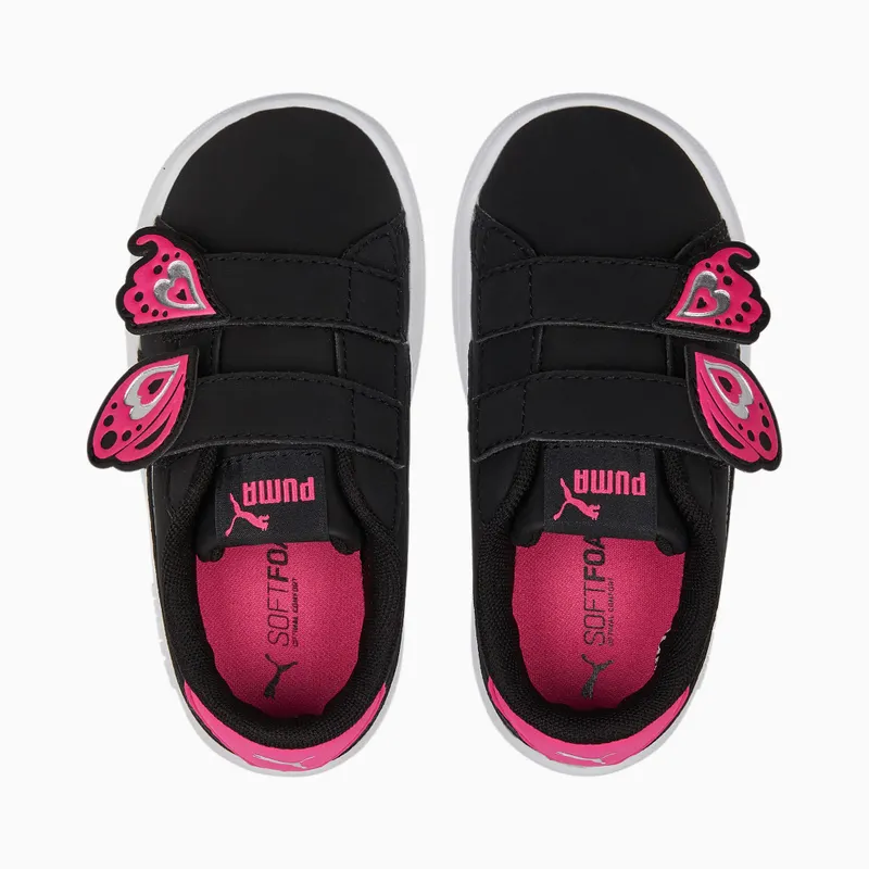 Puma Smash v2 Butterfly AC Zilver/Roze/Zwart (388462-05)