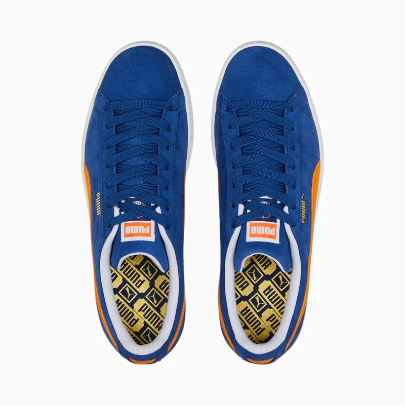 Puma Suede Teams II Blauw/Wit/Oranje (386595-01)