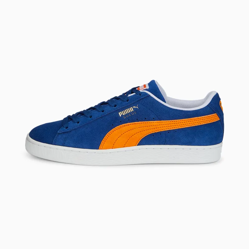 Puma Suede Teams II Blauw/Wit/Oranje (386595-01)
