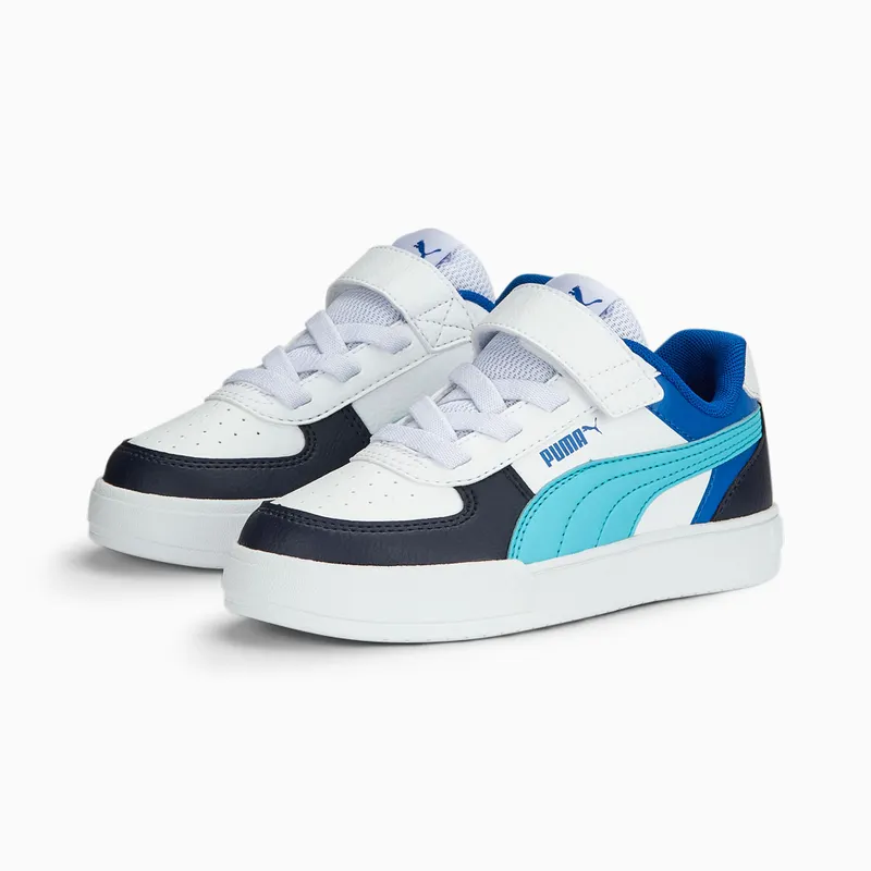 Puma Caven Block met alternatieve sluiting Wit/Blauw (391470-02)