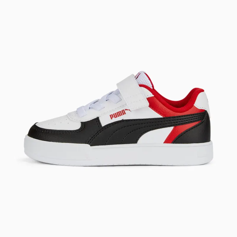 Puma Caven Block met alternatieve sluiting Wit/Zwart/Rood (391470-01)