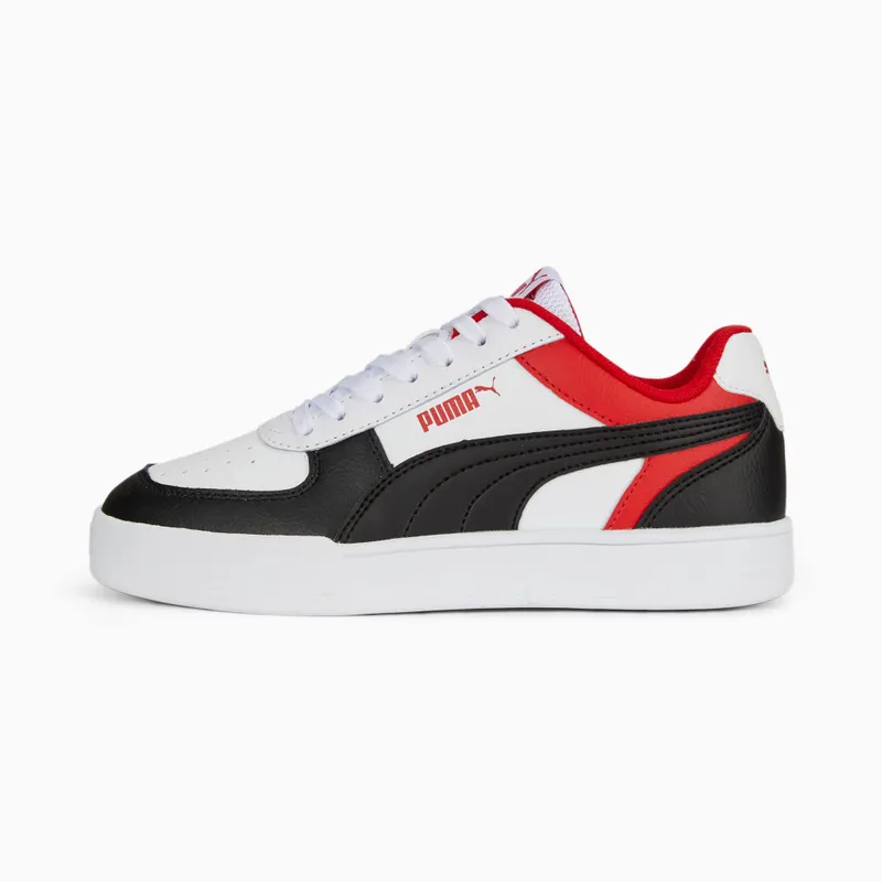Puma Caven Block Wit/Zwart/Rood (391469-01)