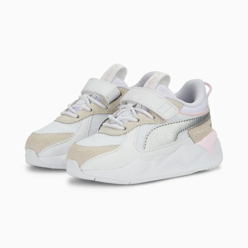 Puma RS-X Metallic met alternatieve sluiting+ Zilver/Wit (391986-01)