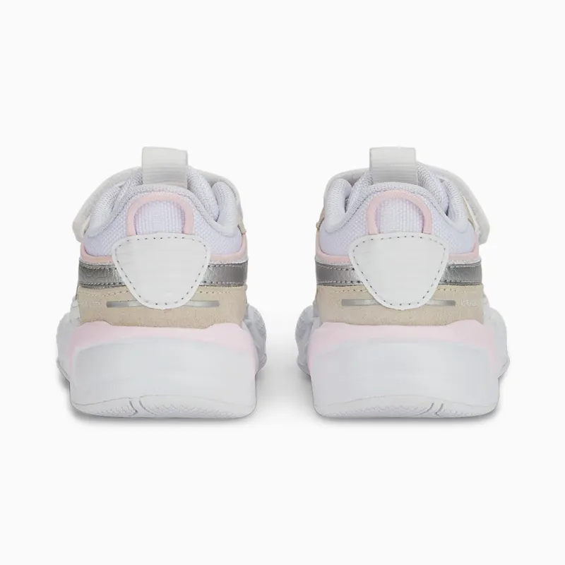 Puma RS-X Metallic met alternatieve sluiting+ Zilver/Wit (391986-01)
