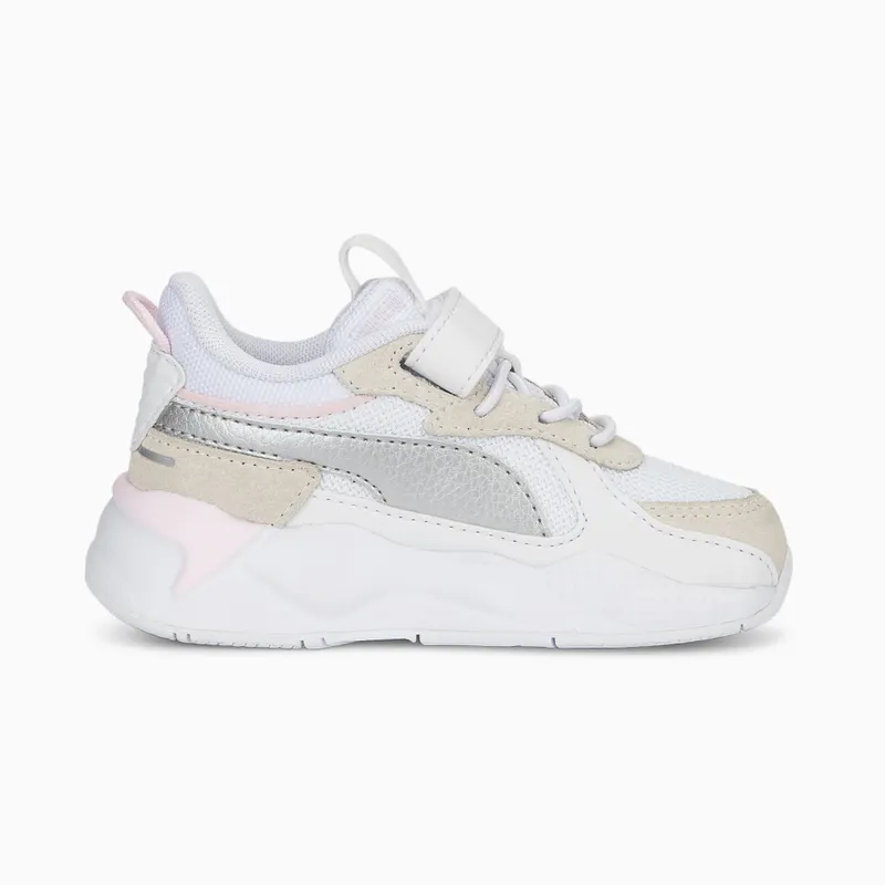 Puma RS-X Metallic met alternatieve sluiting+ Zilver/Wit (391986-01)