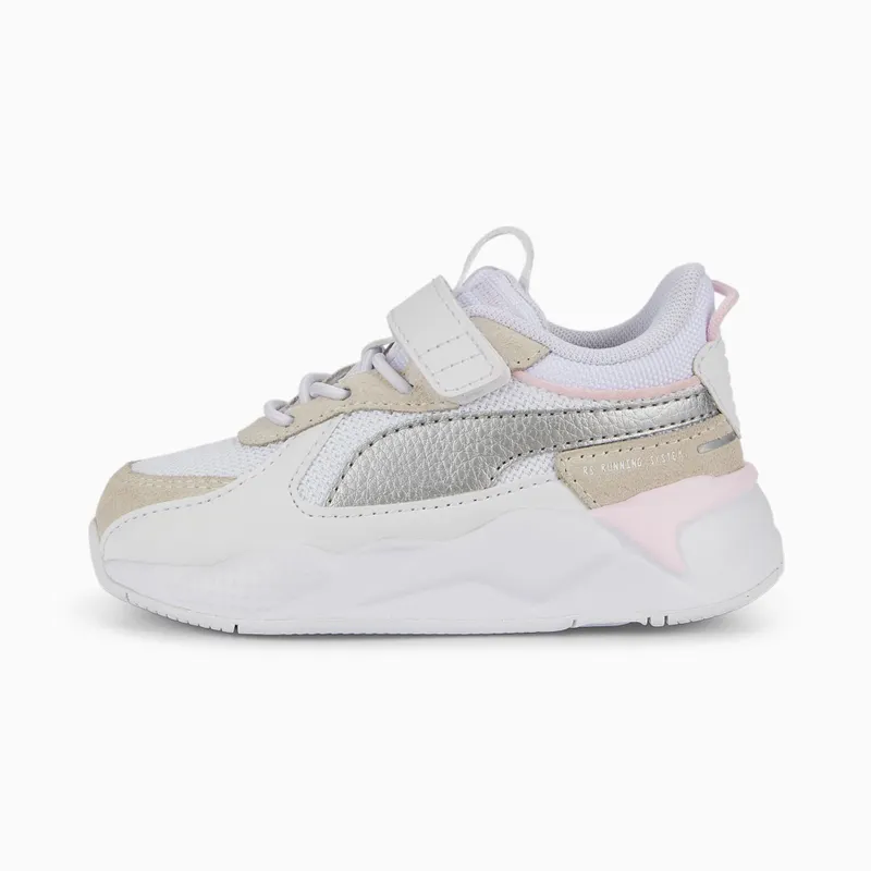 Puma RS-X Metallic met alternatieve sluiting+ Zilver/Wit (391986-01)