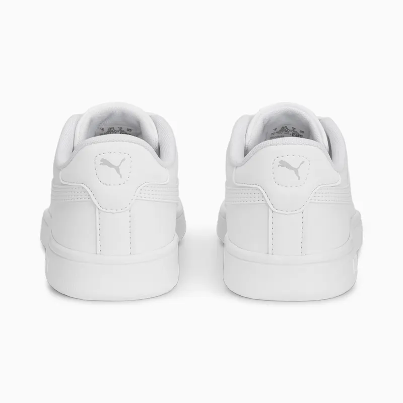 Puma Smash 3.0 Leather Youth Wit/Grijs (392031-02)