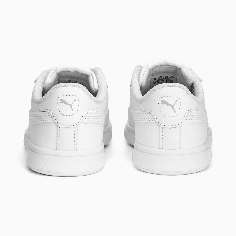 Puma Smash 3.0 Leather V Wit/Grijs (392033-02)
