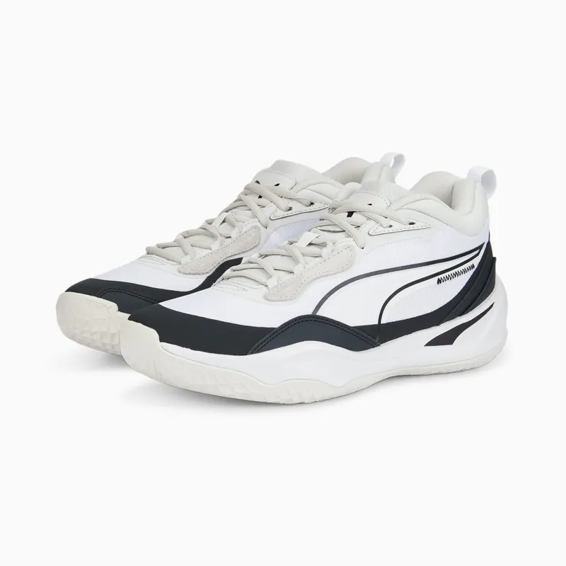 Puma Playmaker Pro basketbalschoenen Wit/Grijs (377572-03)