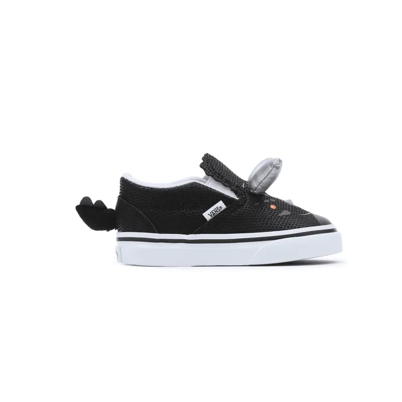 VANS Dino Triceratops Slip-on Met Klittenband Zwart (VN0A4UWD6BT)