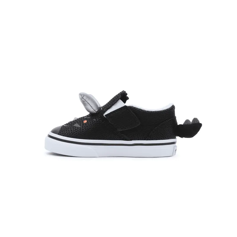 VANS Dino Triceratops Slip-on Met Klittenband Zwart (VN0A4UWD6BT)