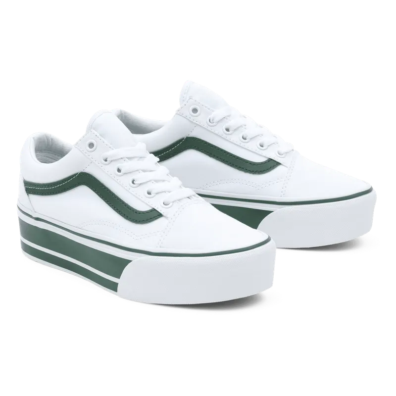 VANS Sport Stripes Old Skool Stackform Wit (VN0A7Q5MBGN)