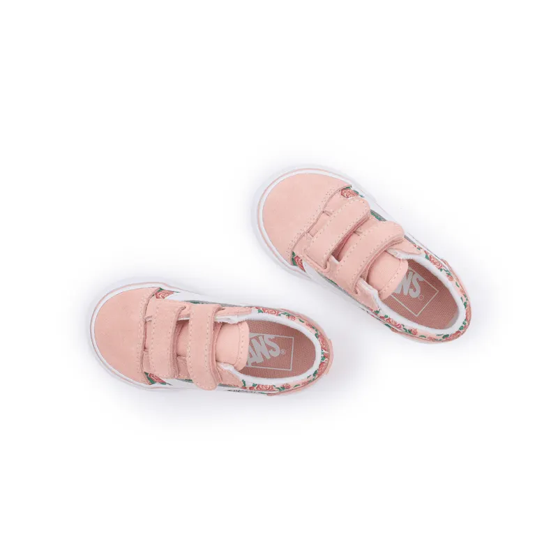 VANS Frog Frolic Old Skool Met Klittenband Voor Peuters Roze (VN0A4VJJN4N)