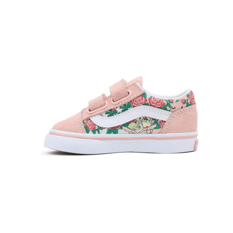 VANS Frog Frolic Old Skool Met Klittenband Voor Peuters Roze (VN0A4VJJN4N)