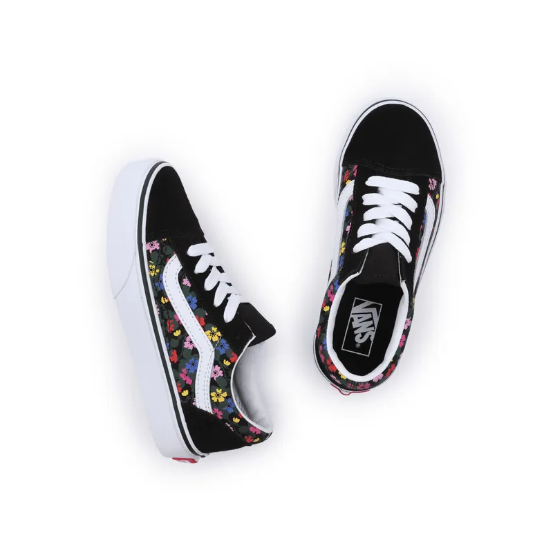 VANS Floral Old Skool Kinderschoenen Zwart (VN0A7Q5FBZW)