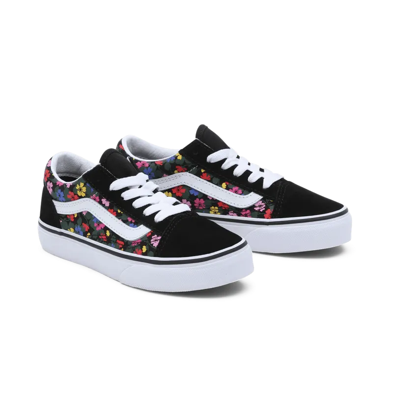 VANS Floral Old Skool Kinderschoenen Zwart (VN0A7Q5FBZW)