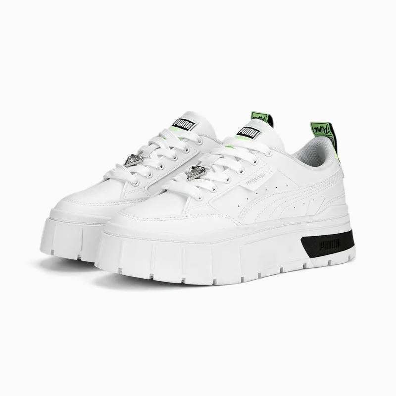 Puma Mayze Stack RuleB Wit/Geel (390739-01)