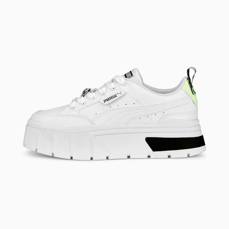 Puma Mayze Stack RuleB Wit/Geel (390739-01)