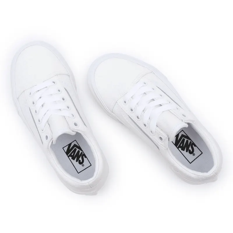 VANS Glitter Old Skool Kinderschoenen Wit (VN0005WVWHT)